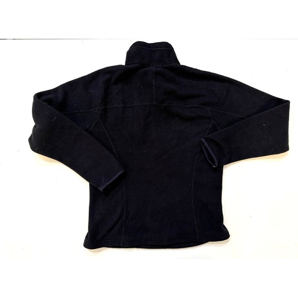 Patagonia Fleece Pullover Womens Small Black Quarter Zip Microfleece Outdoor - Picture 5 of 5